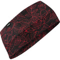 ZAN HEADGEAR SportFlex® Headband - Black and Red Roses HBL206