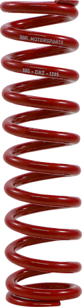 BBR MOTORSPORTS Rear Shock - Red - Spring Rate 290 lbs/in 660-DRZ-1205