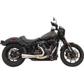 BASSANI XHAUST 2-into-1 Ripper Exhaust System with Megaphone Muffler - Short - Stainless - 49-State - M8 Softail 1S75SSE