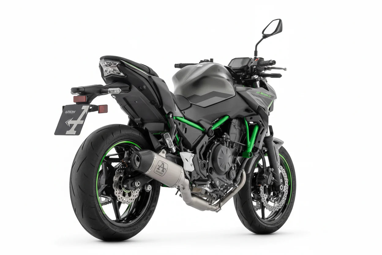 KAWASAKI  Z650 / NINJA 650 / VERSYS 650 E5+ 2025 FULL SYSTEM WITH VELOCE TITANIUM SILENCER - 77501vl