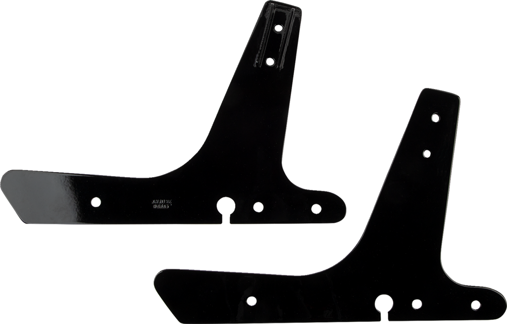 KHROME WERKS Side Plates - Black - XL 264820