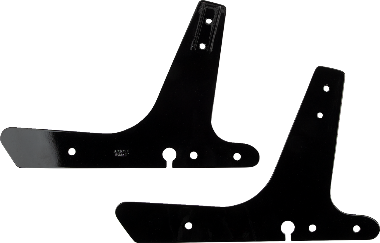 KHROME WERKS Side Plates - Black - XL 264820