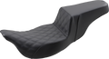 SADDLEMEN Step-Up Seat - Extended Reach - Front Lattice Stitch - FL '08-'23 808-07B-172E