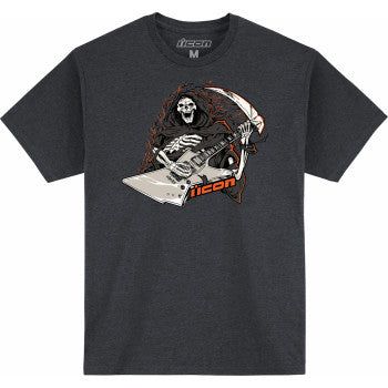 ICON Grim Shredder™ T-Shirt - Heather Charcoal - 3XL 3030-24354