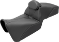 SADDLEMEN Adventure Tour Seat - w/ Backrest - Black - Pan Am '21-'22 821-34-200BR