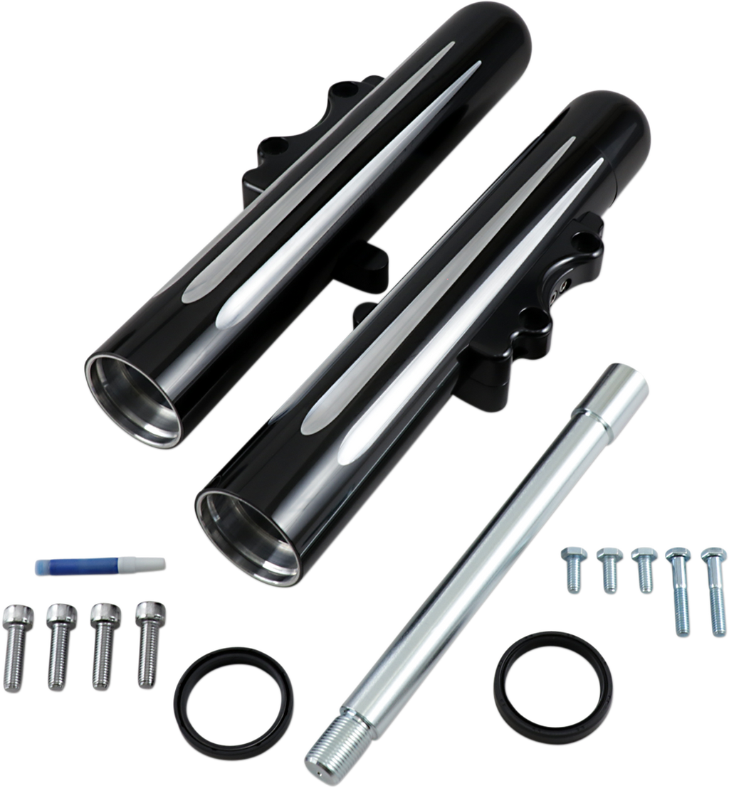 ARLEN NESS Hot Legs Fork Legs - Dual Disc - Deep Cut - Black/Silver 40-512