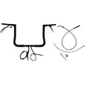 FAT BAGGERS INC. 1-1/4" EZ Install Flat Top Handlebar - 12" - Black 749012-B