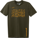 ALPINESTARS Chaotic T-Shirt - Military Green - XL 123072109690XL