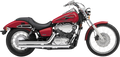 COBRA Streetrod Slashdown Exhaust - Chrome - with Bungs - M50/C50 N/F 05-08 C50/M50;NO APP 3718T