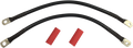 DRAG SPECIALTIES Black Battery Cable Set - '04-'09 XL E25-0091B-D2
