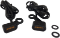 DRAG SPECIALTIES LED Handlebar Marker Lights - XL - Black/Amber L22-0231MBAENU