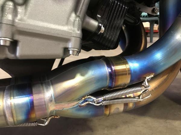 IN STOCK Vandemon Brushed Titanium Exhaust System Ninja H2 & H2R 2015-26 KAWAH2TICSBRUEXHD VA-2