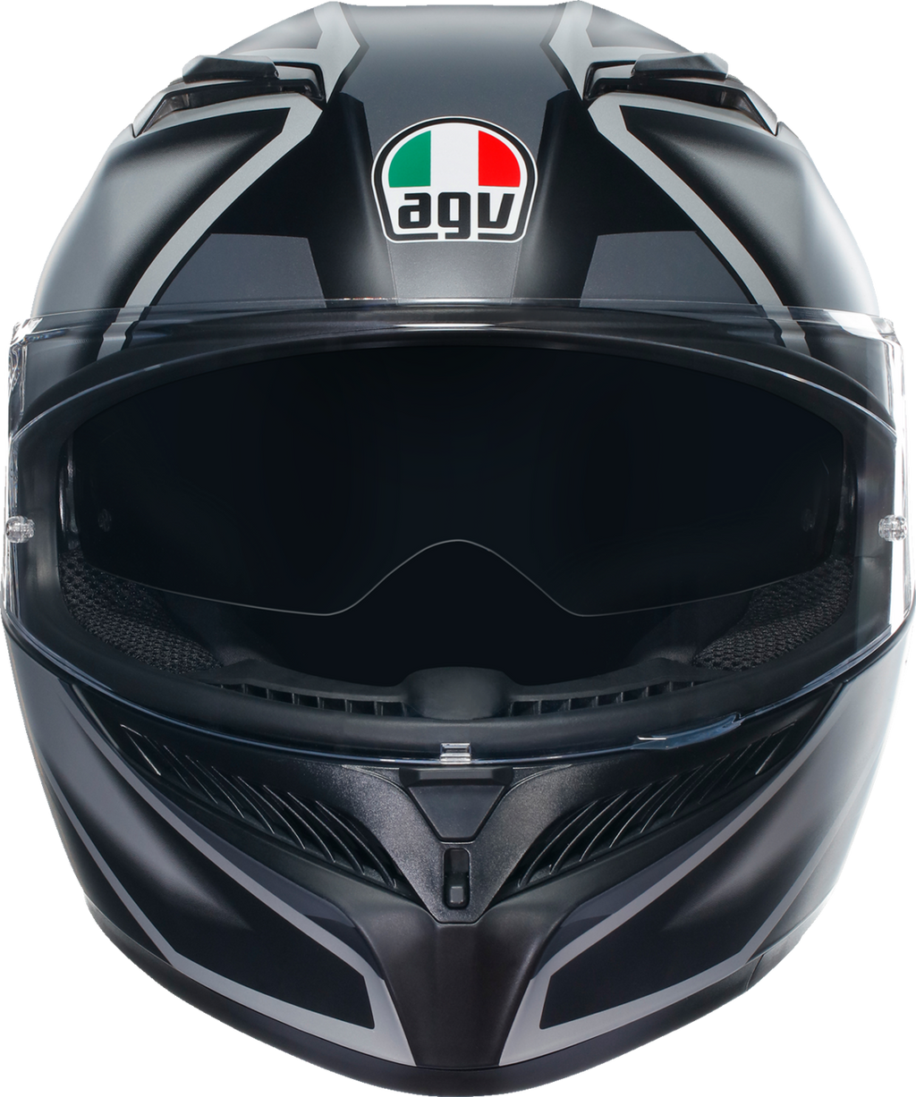AGV K3 Helmet - Compound - Matte Black/Gray - Large 2118381004008L