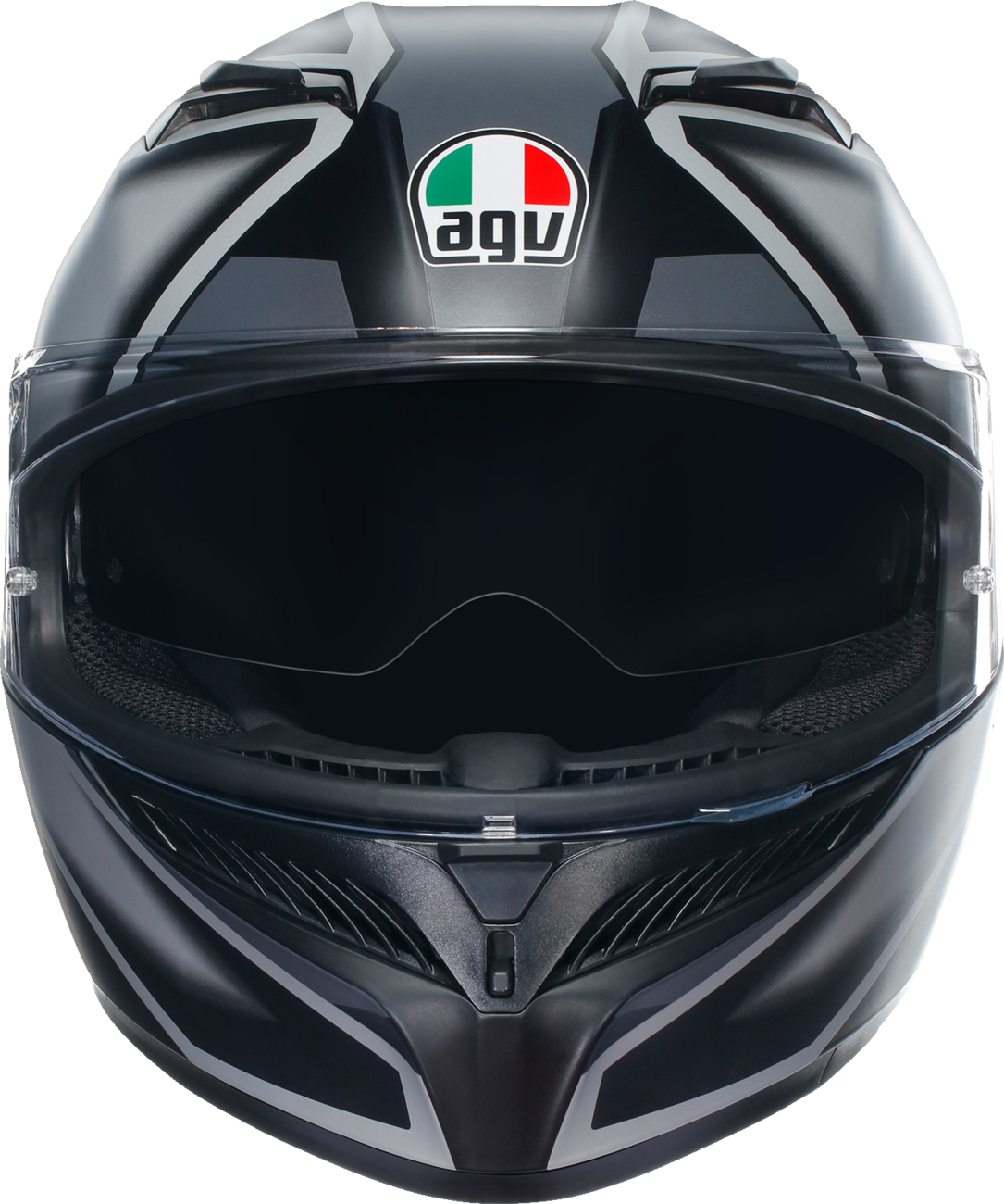 AGV K3 Helmet - Compound - Matte Black/Gray - Large 2118381004008L