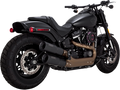 VANCE & HINES Black Hi-Output Mufflers 46547