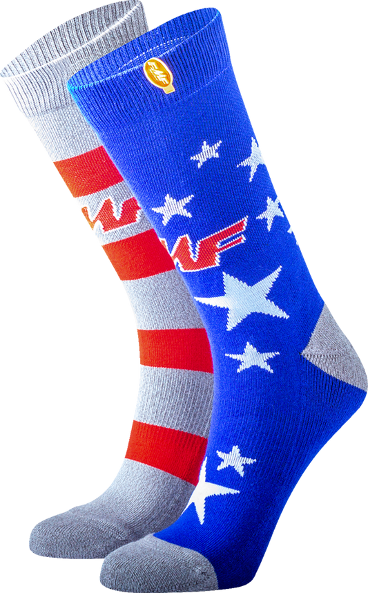 FMF Stars and Stripes Socks - Navy - One Size SP22194906 3431-0731