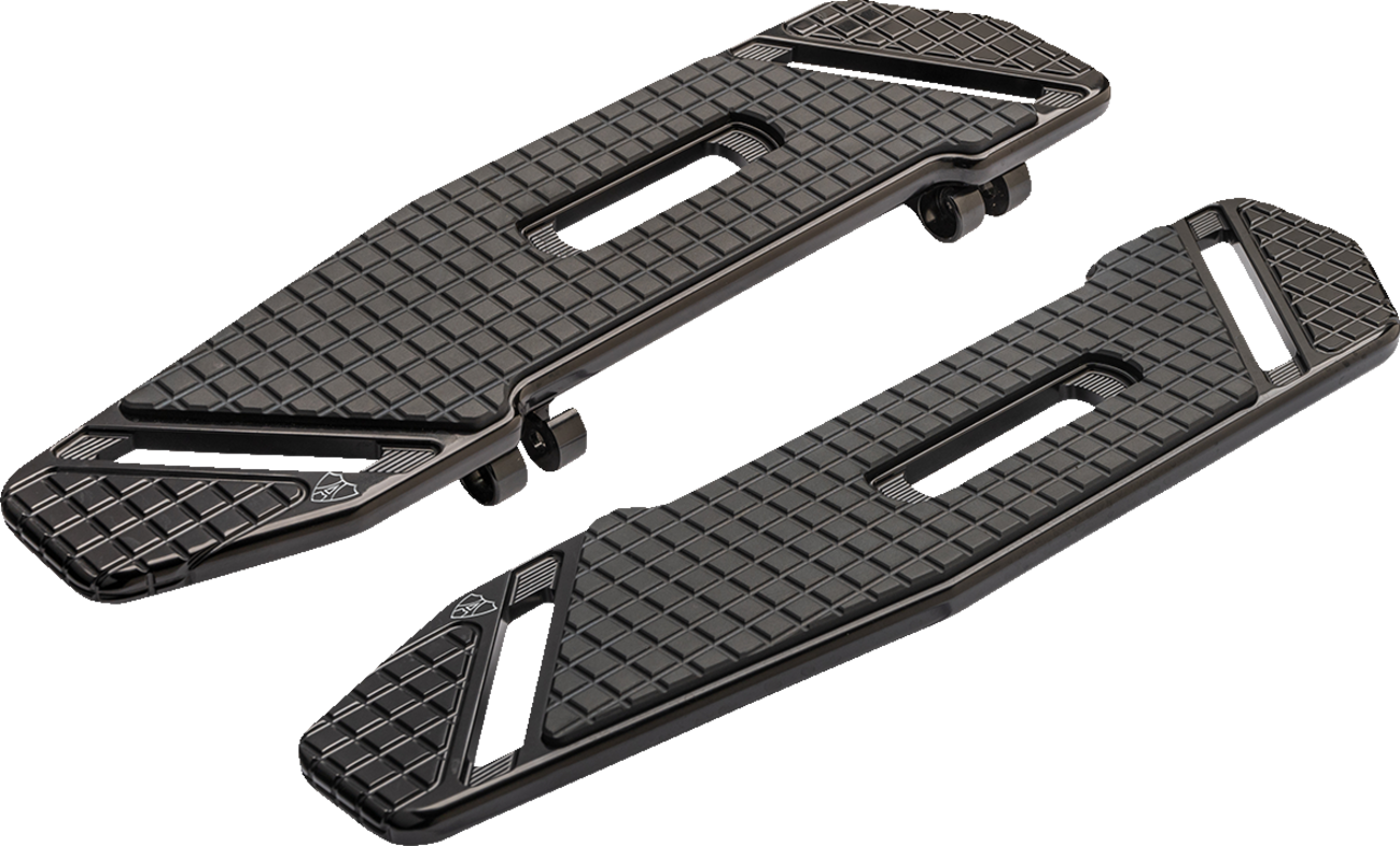 ARLEN NESS SpeedLiner Floorboards - Driver - Black 410-020