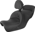 SADDLEMEN Heated Roadsofa Seat - Includes Backrest - Black H88-07-187BRHCT