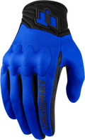 ICON Anthem 2 CE™ Gloves - Blue - Large 3301-3679