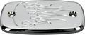 BARON Master Cylinder Cover - Flame - Suzuki - Chrome BA-7681-03
