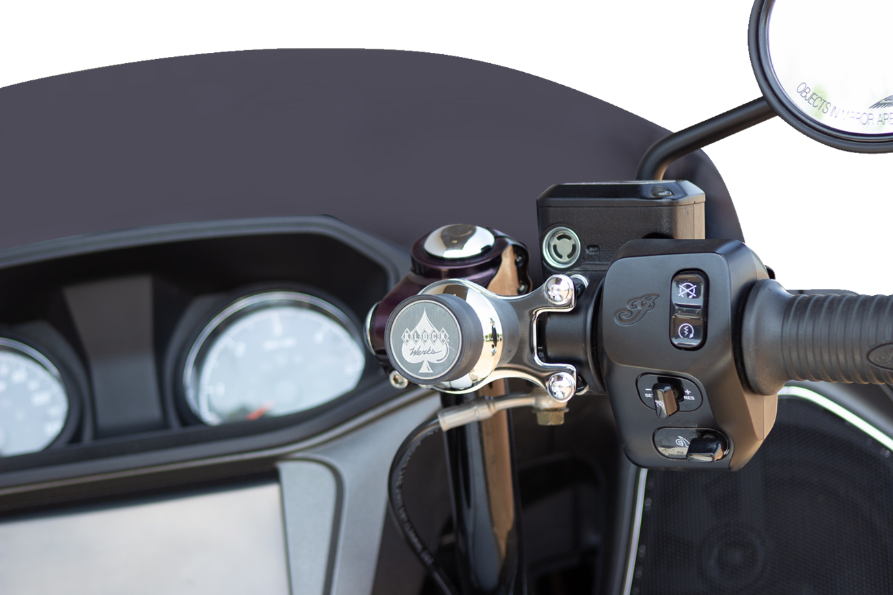 KLOCK WERKS Ambidextrous Mount - iOmount™ - Challenger - Chrome KWD-04-0609-C
