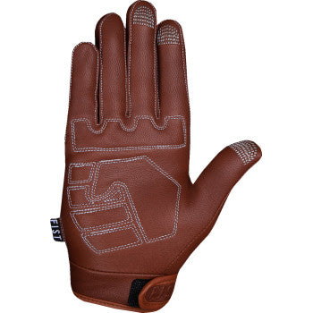 FIST HANDWEAR Road Warrior Leather Gloves - Tan - Medium RW002M