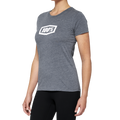 100% Women's Icon T-Shirt - Heather Gray - Medium 20002-00005