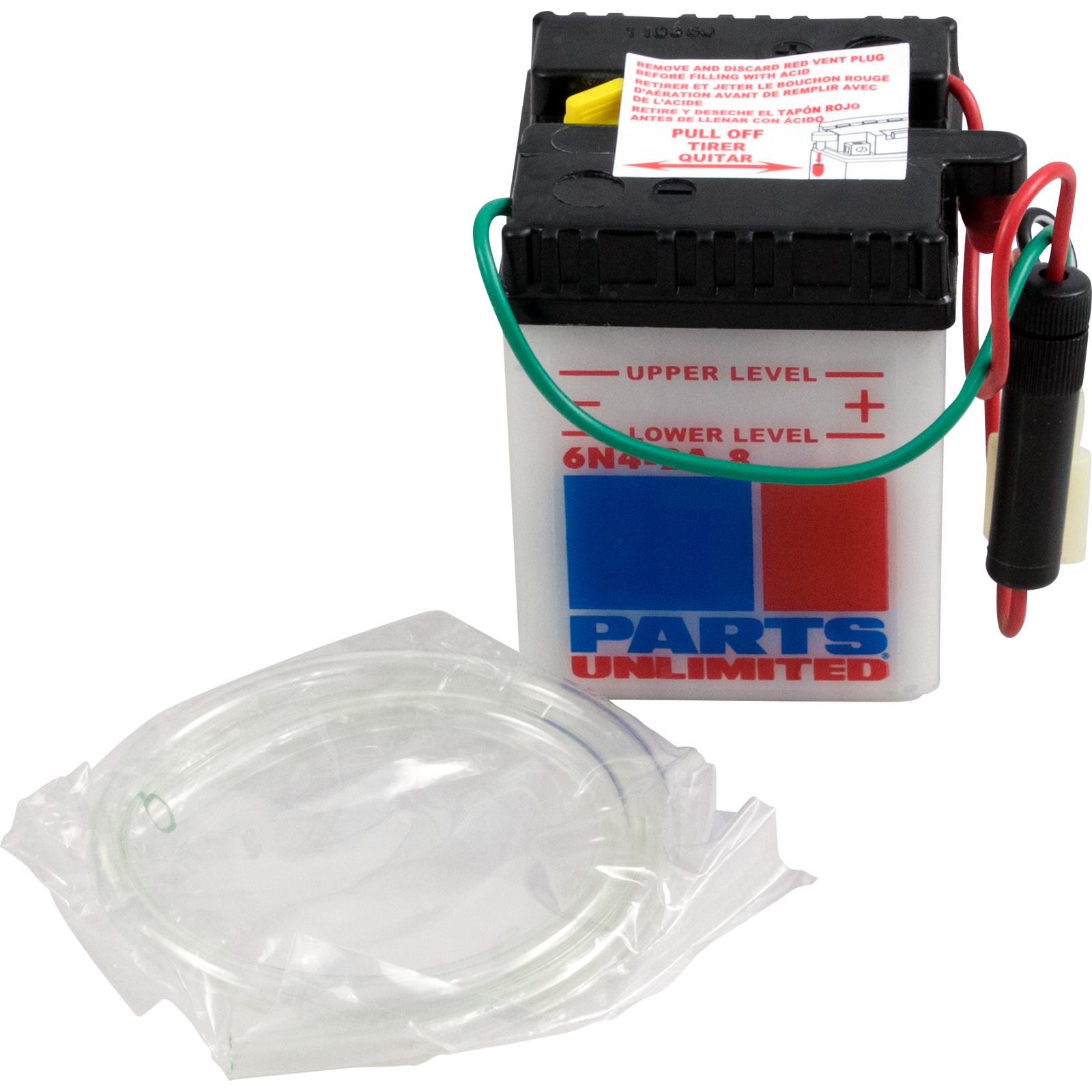 Parts Unlimited Conventional Battery 6n42a8