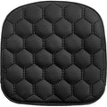 SADDLEMEN Sissy Bar Pad - Honeycomb - Black Stitching 40749
