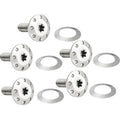 ARLEN NESS Bolt Kit - Holeshot/Front/Floating/Brake Rotor - Spoke Mount - Polished - 5 Pack 300-920