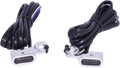 DRAG SPECIALTIES Marker Lights - Amber/White - Smoke Lens - Chrome L22-0229DCME