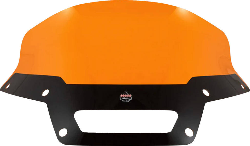 KLOCK WERKS Kolor Flare™ Sport Windshield - 6" - Orange - FXLRST KWW-02-0623