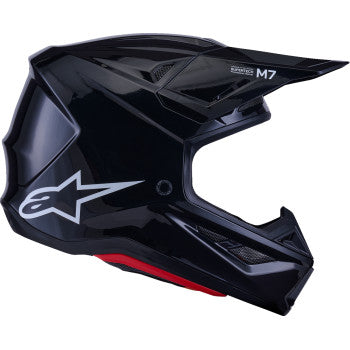 ALPINESTARS SM7 Helmet - Solid - Gloss Black - Small 8301426-1180-S
