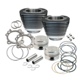 S&S Cycle 99-06 BT Replacement 3-7/8in Bore Cylinder & Piston Kit For S&S 95in Big Bore Kits- Wblack 910-0204