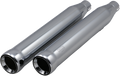 COBRA Neighbor Hater Mufflers for '07-'17 Softail - Chrome 6043