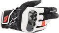 ALPINESTARS SMX Z Drystar® gloves - Black/White/Fluo Red - XL 3527421-1231-XL