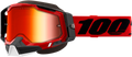 100% Racecraft 2 Snow Goggles - Red - Red Mirror 50012-00003