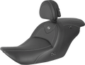 SADDLEMEN Roadsofa Carbon Fiber Heated Seat - Black - with Backrest - GL1800 '14-'17 H23-20-185BRHCT