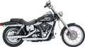 VANCE & HINES 3" Twin Slash Slip-On Muffler - Chrome 16337
