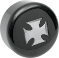 DRAG SPECIALTIES Horn Cover - Cross - '91-'19 - Black 76705M