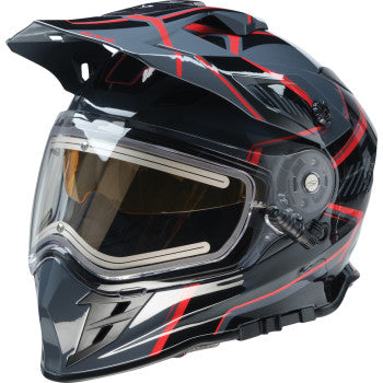 Z1R Range 2.0 Snow Helmet - Rotor - Black/Red - Large 0101-17232