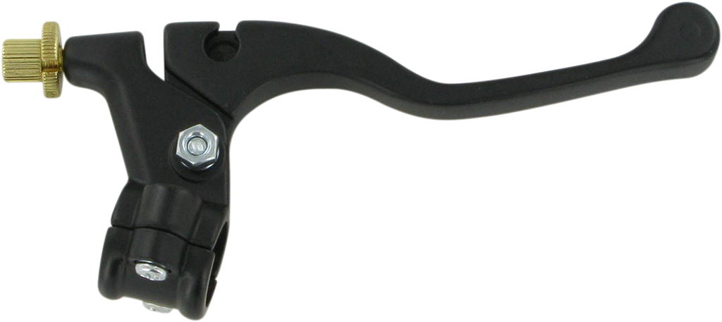 Parts Unlimited Lever Assembly - Left Hand - Shorty - Yamaha - Black 43-4104l