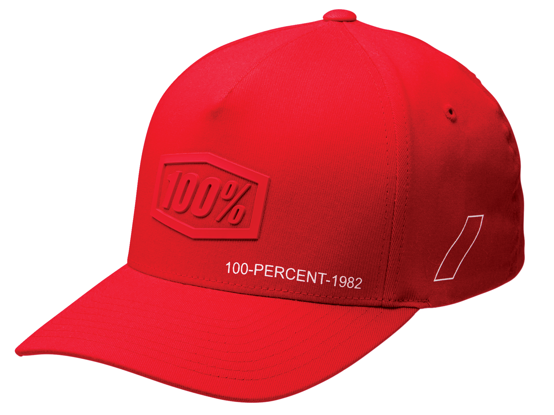100% Shadow Flexfit® Hat - Red - Large/XL 20043-00011