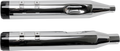 S&S CYCLE Mufflers - Chrome - Black Thruster NOW HAVE ALL BLK END CAPS 550-0664