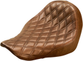 SADDLEMEN Renegade Solo Seat - Lattice Stitched - Brown 818-29-002BLS