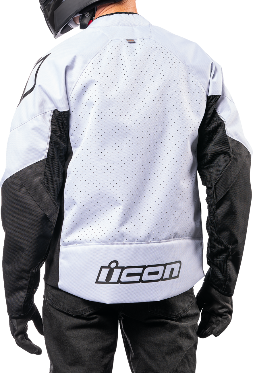 ICON Hooligan™ CE Jacket - White - Large 2820-5799