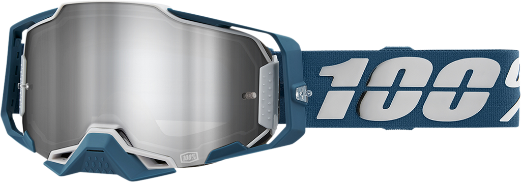100% Armega Goggles - Albar - Flash Silver 50005-00005