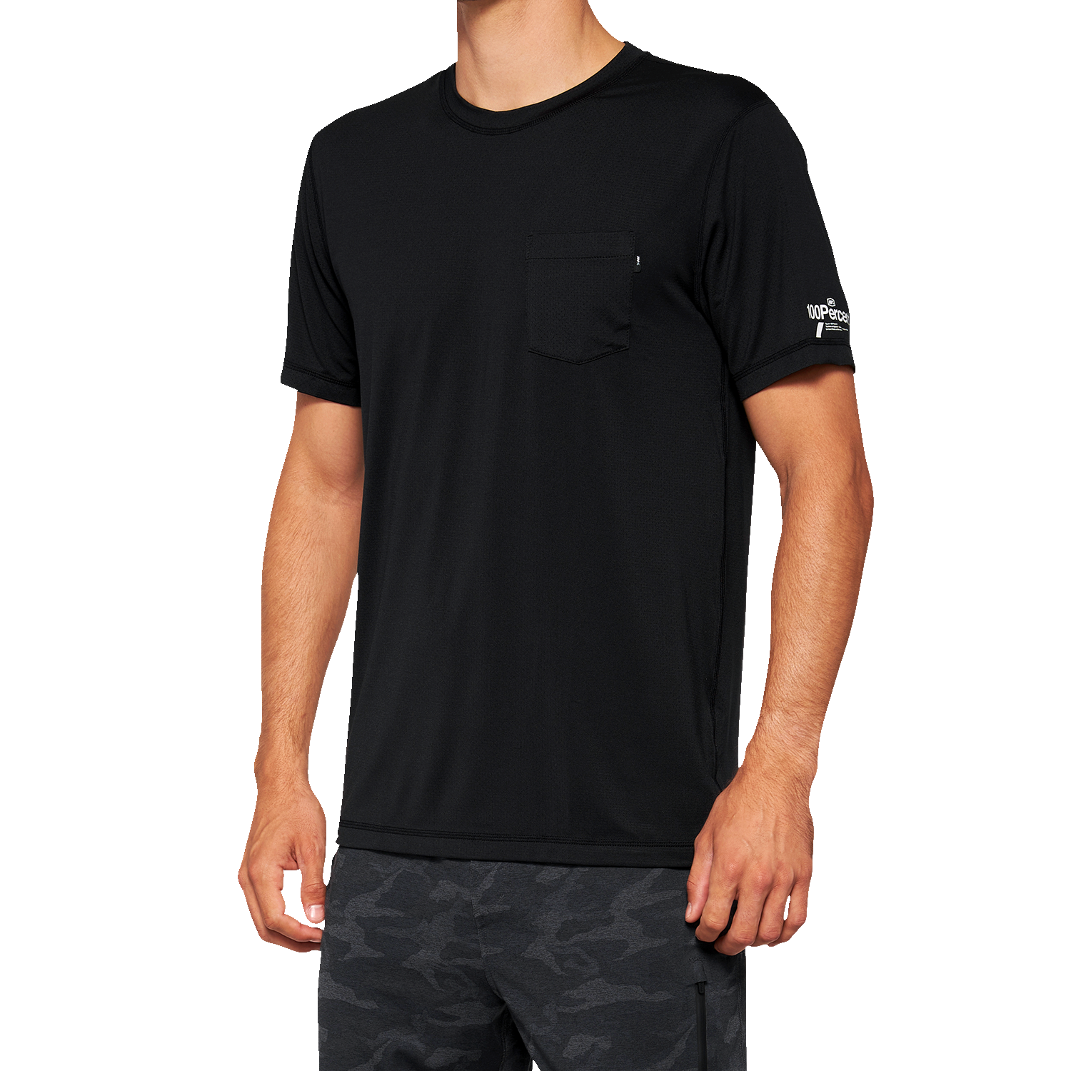 100% Mission Athletic T-Shirt - Black - XL 20014-00003
