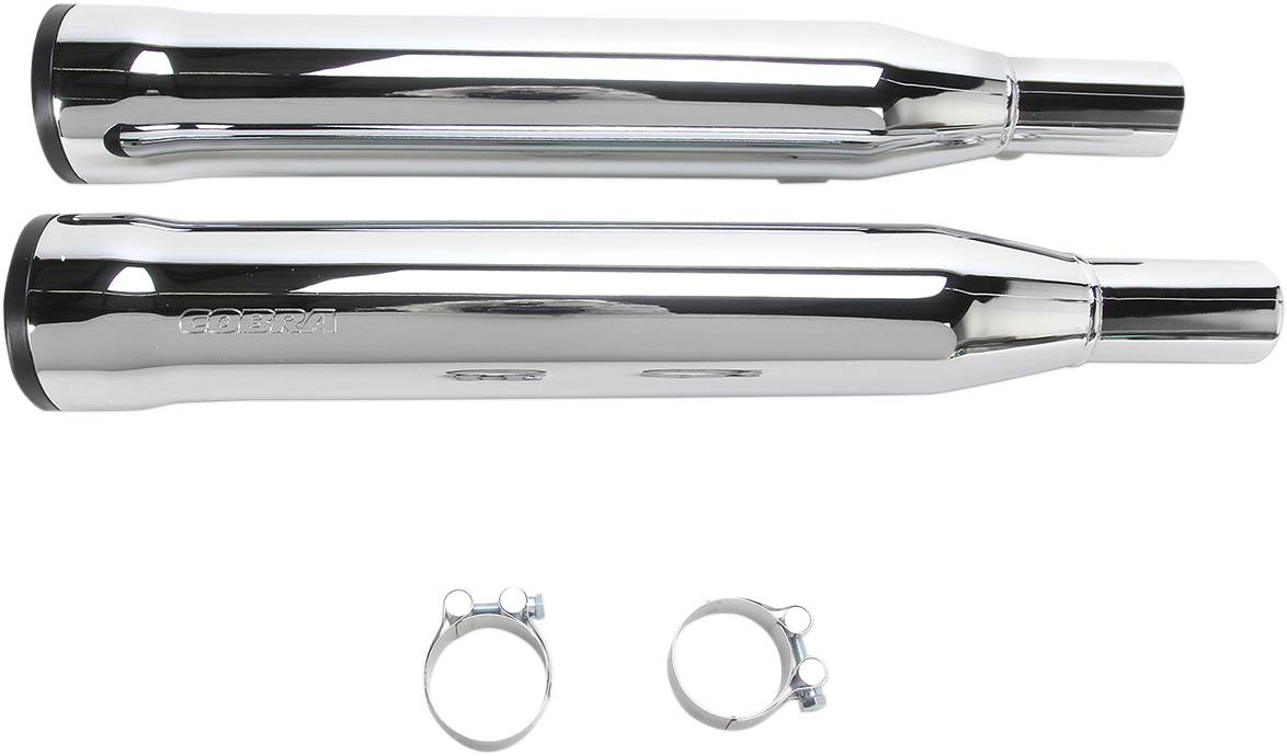 COBRA 3" RPT Mufflers for '07-'13 XL - Chrome 6080