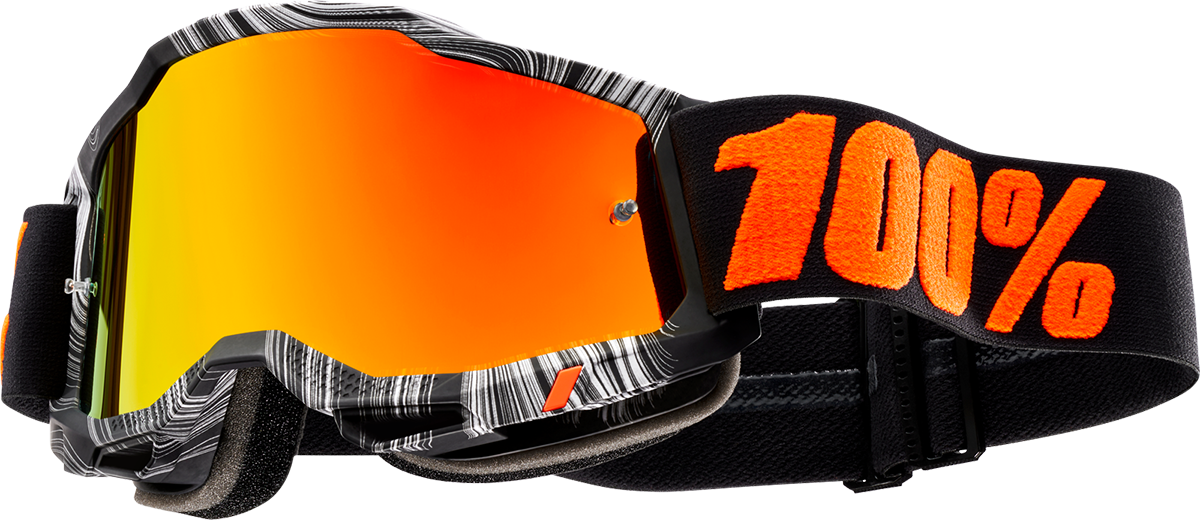 100% Accuri 2 Goggles - Geospace - Red Mirror 50014-00008